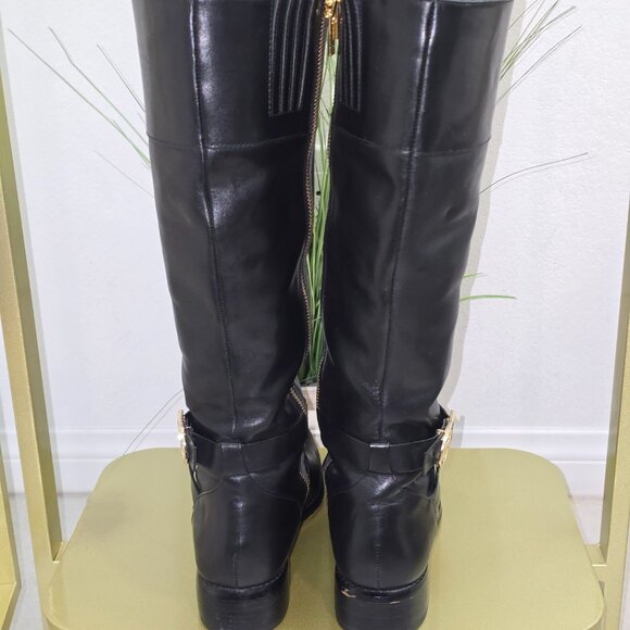 Michael Kors Black Leather Knee Boot - Picture 5 of 14